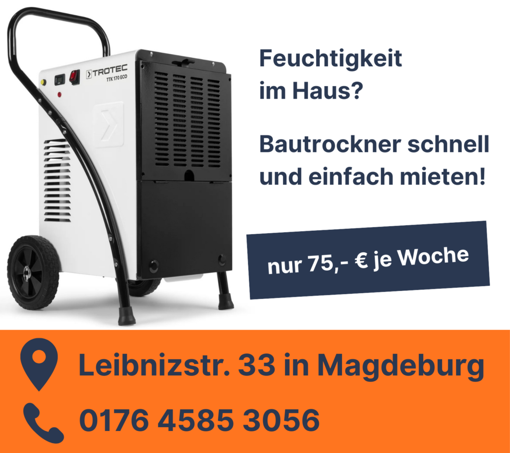 Angebot Bautrockner mieten nur 75,- € je Woche bei Siewert Bautrockner